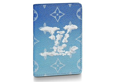 louis vuitton pocket organizer clouds monogram blue|Pocket Organizer Taurillon Monogram .